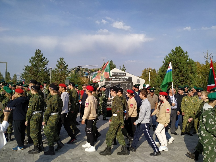 В Тюмени открылся парк Пограничников