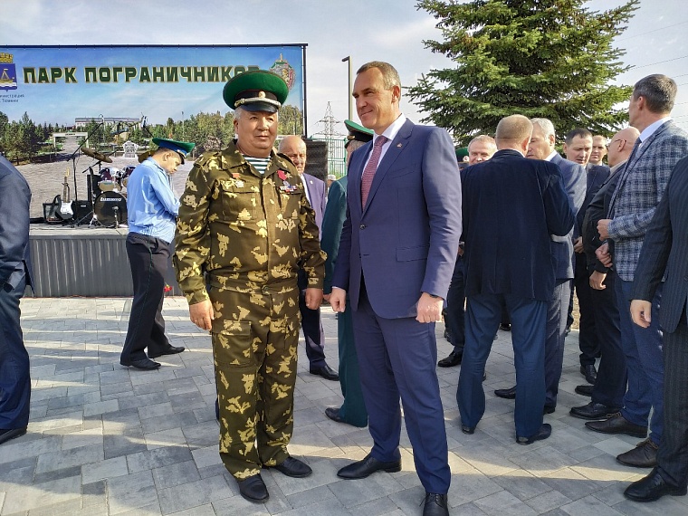 В Тюмени открылся парк Пограничников
