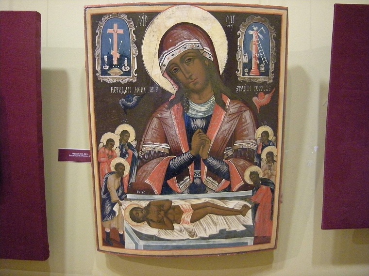 Святые покровители российской армии представлены на выставке икон