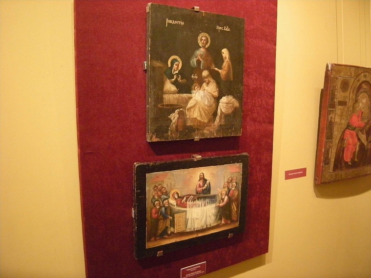 Святые покровители российской армии представлены на выставке икон