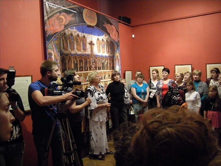 Святые покровители российской армии представлены на выставке икон