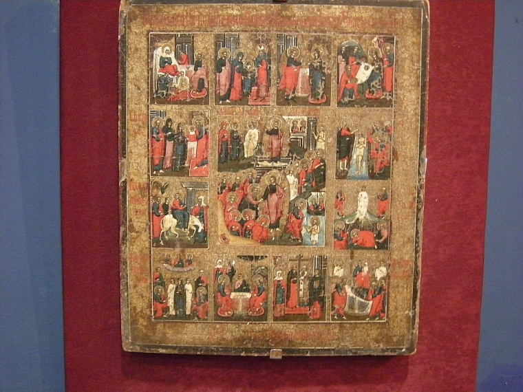 Святые покровители российской армии представлены на выставке икон