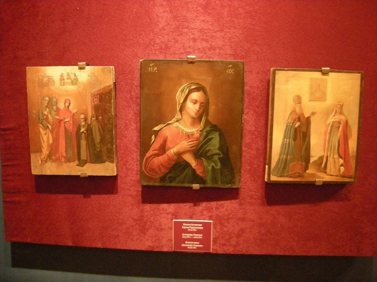 Святые покровители российской армии представлены на выставке икон