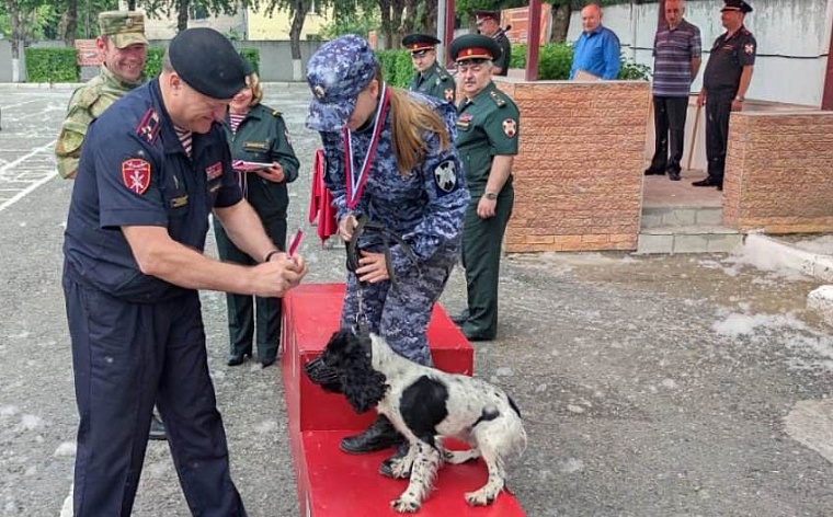 Тюменские кинологи победили на чемпионате Уральского округа войск нацгвардии