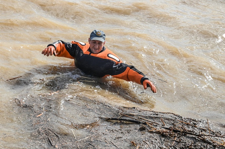 Уровень воды в реке Ишим поднялся до 1214 санитиметров
