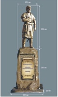 В сквере Казачьи луга установят пятиметровый памятник казакам-первопроходцам