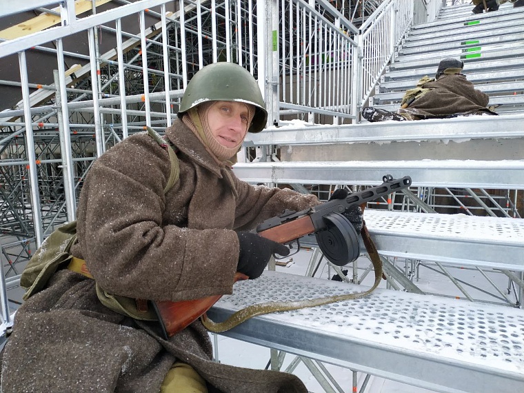 Тюменские реконструкторы прорвали блокаду Ленинграда