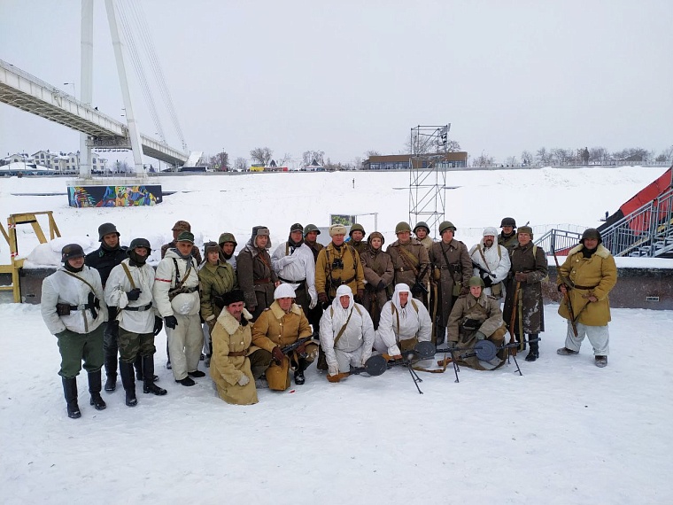 Тюменские реконструкторы прорвали блокаду Ленинграда