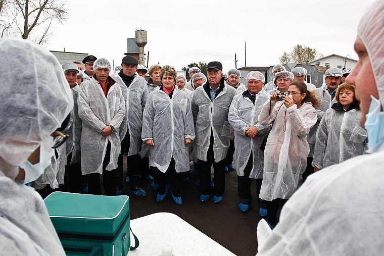 На случай ящура: в Тюменском районе провели карантинные учения