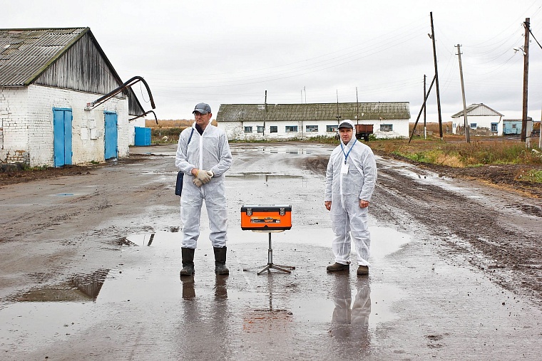 На случай ящура: в Тюменском районе провели карантинные учения