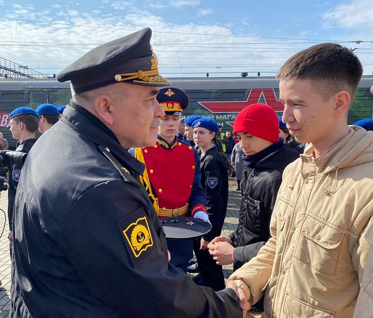 В Тюмень прибыл поезд Минобороны РФ "Сила в правде"