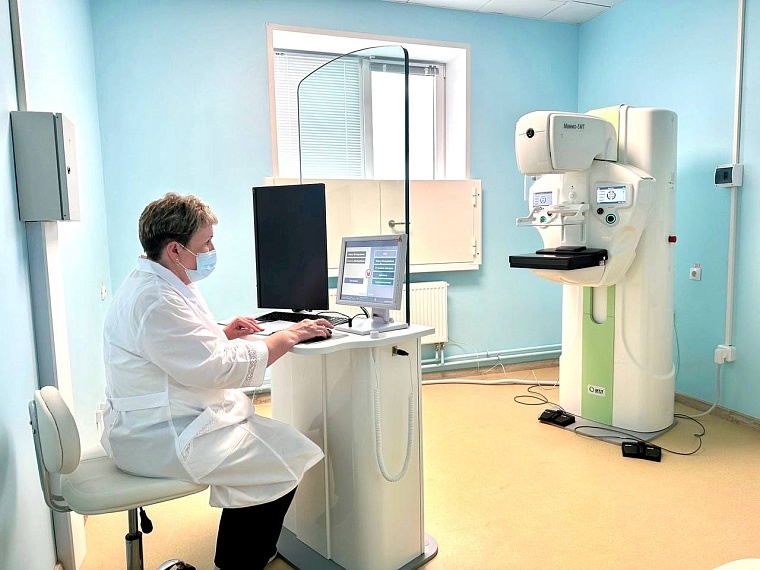 В каскаринскую больницу поставили новый маммограф