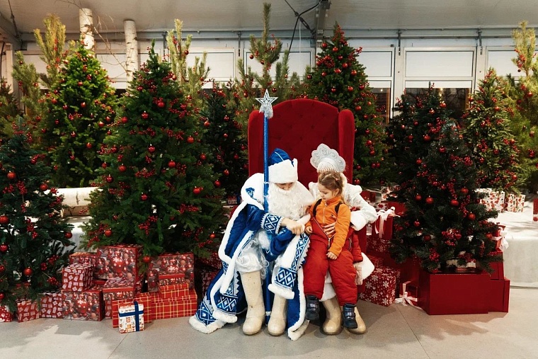 На выставке "Россия" в Москве на ВДНХ можно познакомиться с 18 Дедами Морозами из разных регионов страны