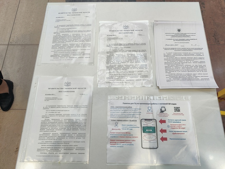 Ваши документы! Как в тюменских ТРЦ проверяют QR-коды у посетителей