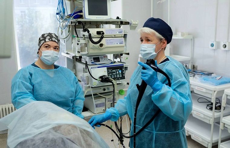 В МСЧ "Нефтяник" от камня в желчном пузыре тюменца избавили в два этапа