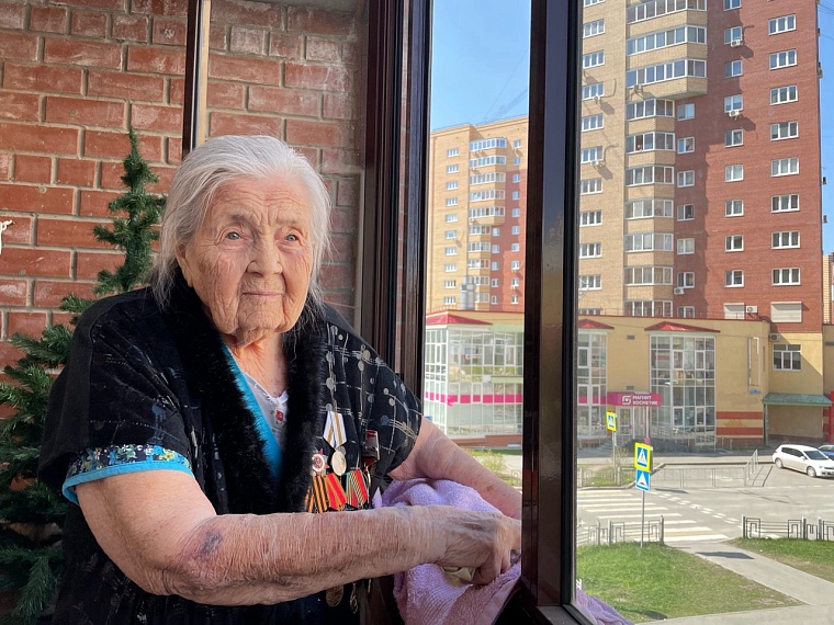 Тюменский ветеран Великой Отечественной войны Татьяна Алексеевна Загайнова