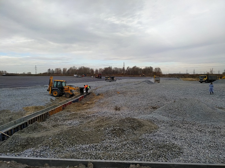 В Тюмени завершается строительство первого снежного полигона