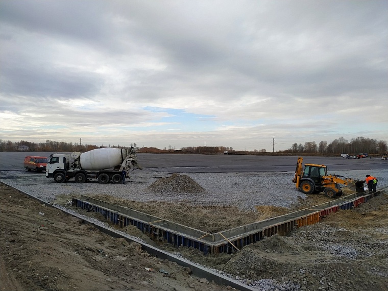 В Тюмени завершается строительство первого снежного полигона