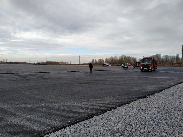 В Тюмени завершается строительство первого снежного полигона