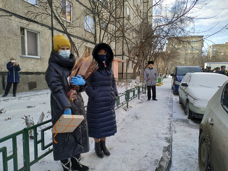 Тюменского ветерана войны Михаила Никишина поздравили со 100-летним юбилеем