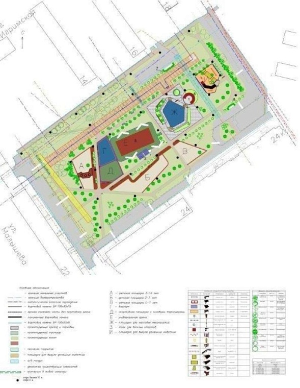 Зонирование территории. Вариант 2