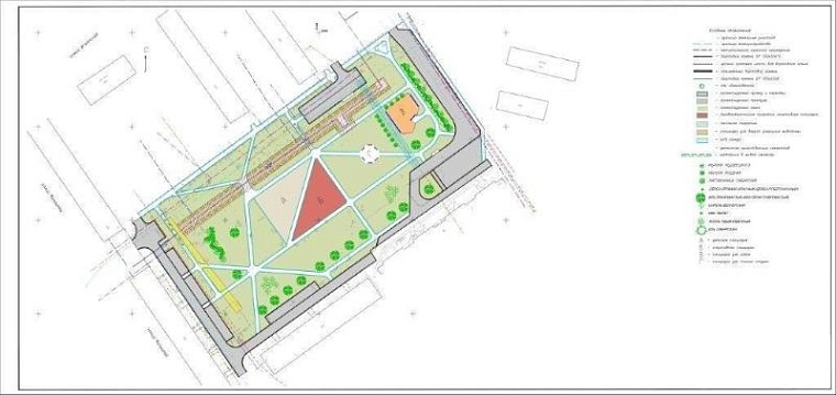 Зонирование территории. Вариант 1