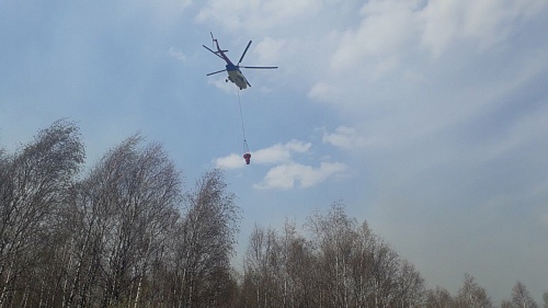 Тюменская область привлекла дополнительные силы на тушение ландшафтных пожаров