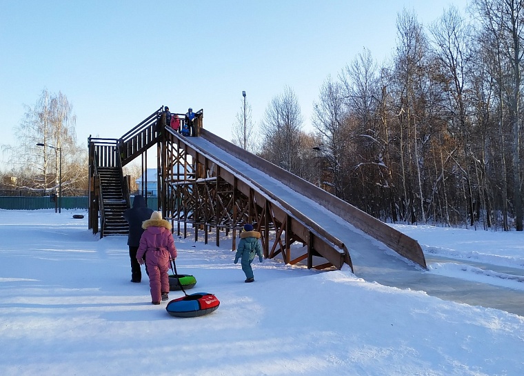 Зимние забавы. Где в Тюмени покататься на горках