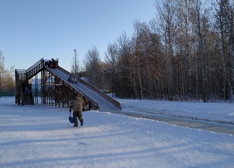 Зимние забавы. Где в Тюмени покататься на горках