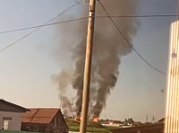 В МЧС назвали причину вчерашнего крупного пожара в селе Кулаково