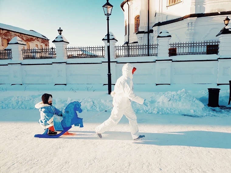 В Тобольске выберут самые креативные и быстрые санки