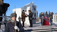 В Тобольске прошла церемония передачи родственникам останков красноармейца