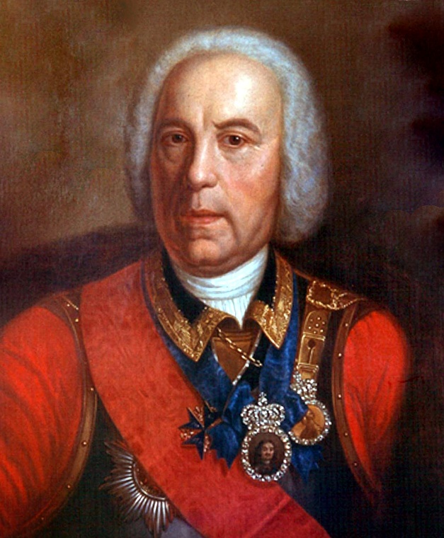 Вилим Геннин (11.10.1676 – 12.04.1750) генерал-лейтенант. В 1722-1734 годы – начальник горных заводов на Урале. Вместе с Татищевы основал Екатеринбург. (На груди его – миниатюрный портрет Петра I, подаренный императором)