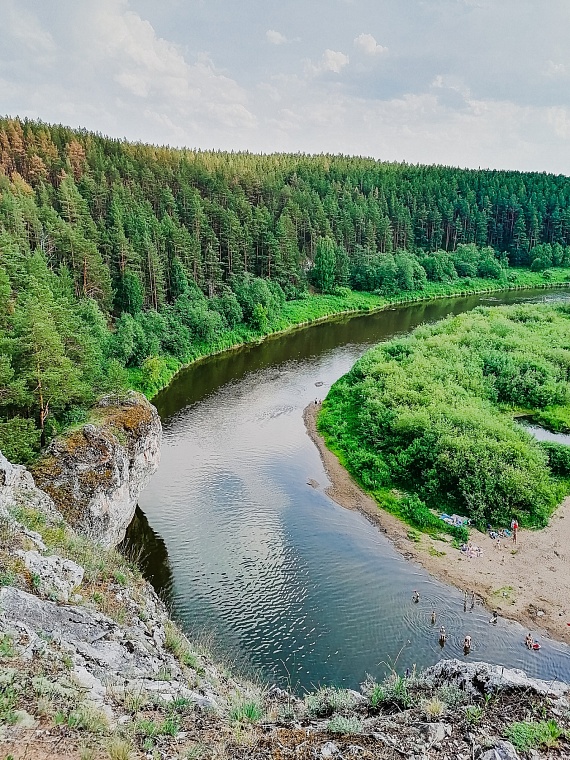 Панорама с Шайтан-камня