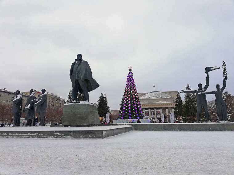 Площадь Ленина в Новосибирске