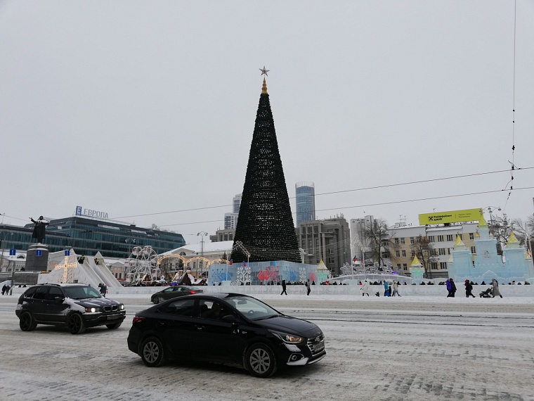 Площадь 1905 году в Екатеринбурге