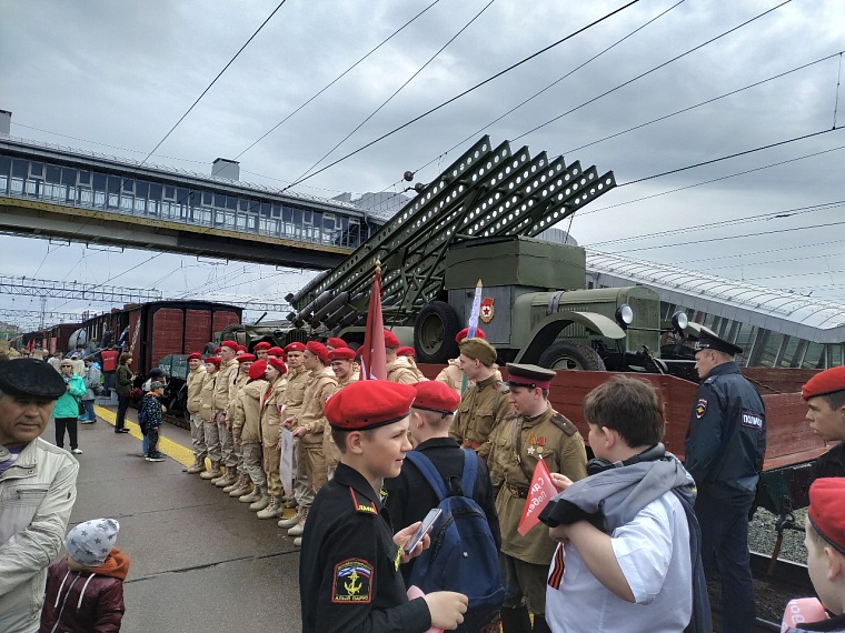 В Тюмень прибыл "Эшелон Победы"