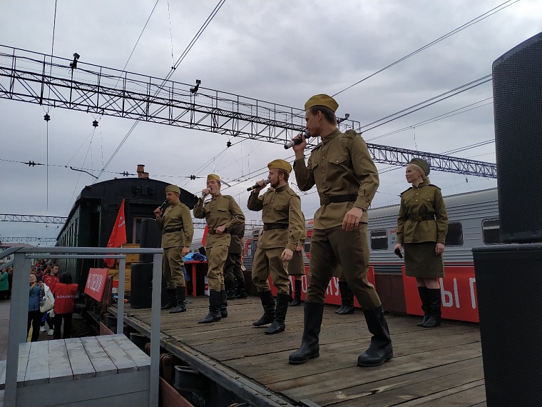 В Тюмень прибыл "Эшелон Победы"