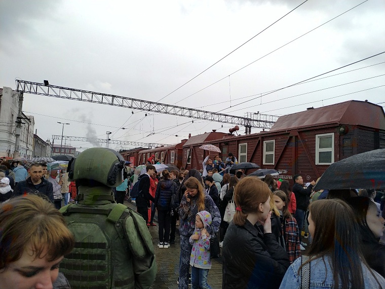 В Тюмень прибыл "Эшелон Победы"