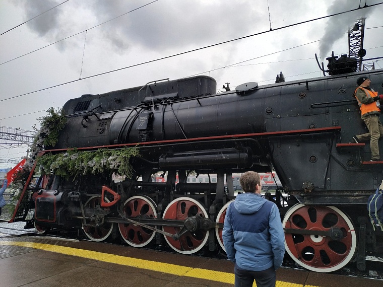 В Тюмень прибыл "Эшелон Победы"