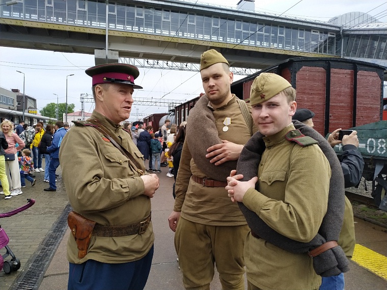 В Тюмень прибыл "Эшелон Победы"