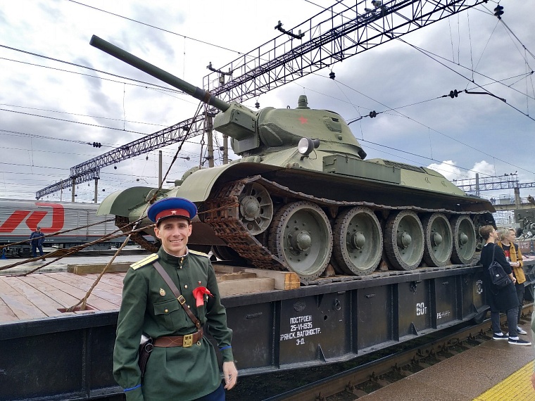 В Тюмень прибыл "Эшелон Победы"