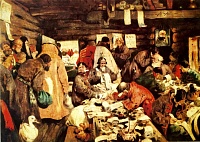 «В приказной избе», картина 1907 года известного живописца Сергея Иванова.