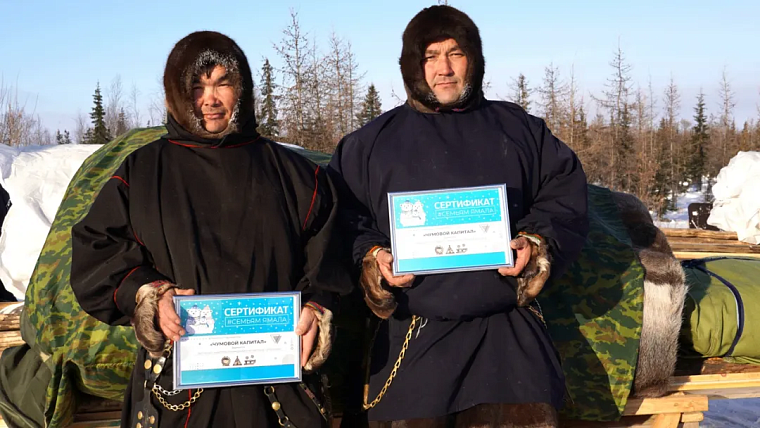 Семьям потомственных оленеводов на Ямале выдали чумовой капитал