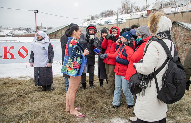 Фоторепортаж. В Тюмени начались крещенские купания