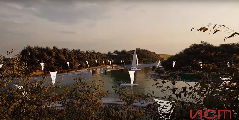 Ландшафтный парк в логу, лифт и плавучий бульвар: тюменцам показали, какой станет набережная