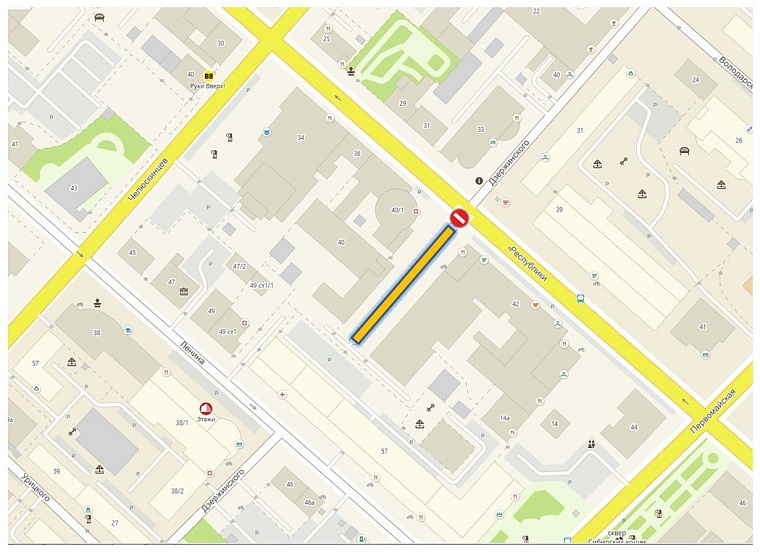 Ул. Дзержинского в Тюмени перекроют до конца июля