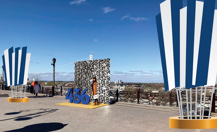 Сердце из пайеток, фотозоны, флаги: как украсят Тюмень ко Дню города