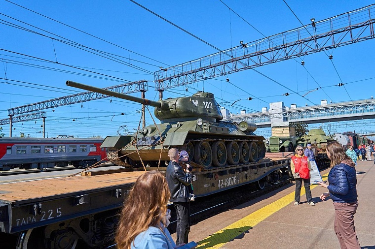 В Тюмень прибыл "Эшелон Победы"