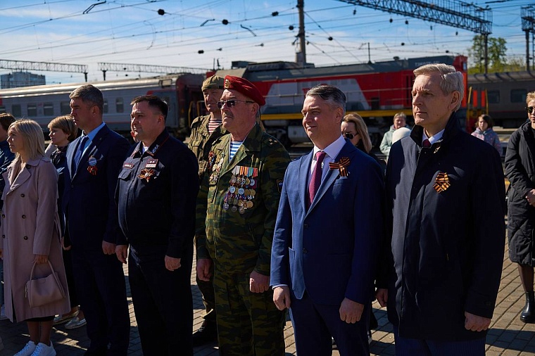 В Тюмень прибыл "Эшелон Победы"